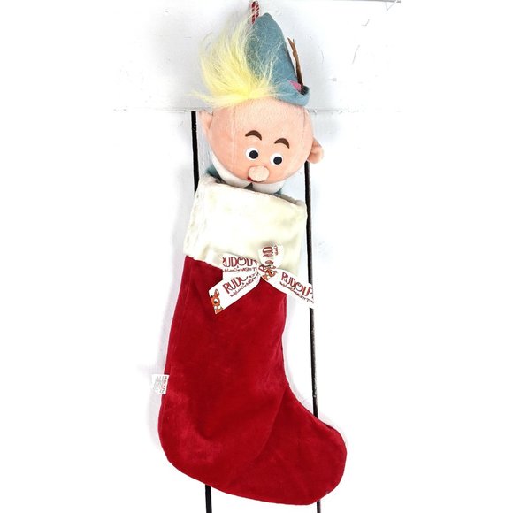 Vintage Hermey the Misfit Elf Rudolph Island of Misfit Toys plush Christmas Stoc - Picture 2 of 3